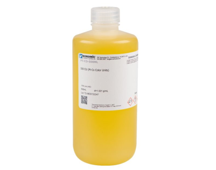 Padrão de Cor de 10, 15, 25, 30, 35, 100, 200, 250 e 500 Pt-co Units - INORGANIC VENTURES - CPA CHEM