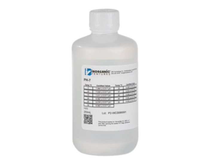 PADRÕES PARA PHMETROS DE PH 1 A PH 12 – INORGANIC VENTURES