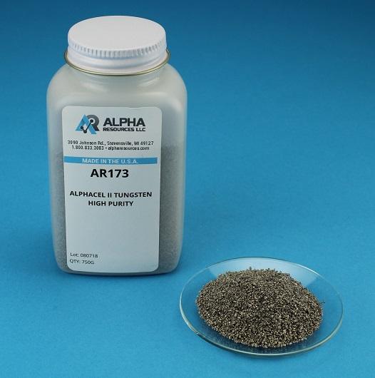 ALPHACEL II (LECOCEL) DE ALTA PUREZA TUNGSTÊNIO / ESTANHO, FRASCO COM 750 GRAMAS - ALPHA RESOURCES