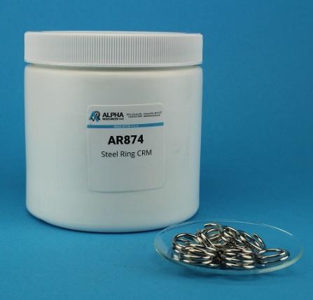 MATERIAL DE REFERÊNCIA DE CARBONO E ENXÔFRE EM ANÉIS DE 1G, FRASCO COM 454 GRAMAS - ALPHA RESOURCES