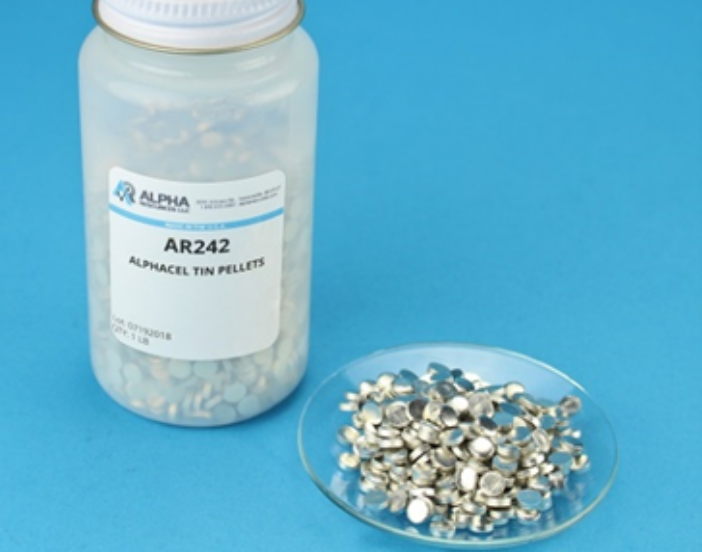 FLUXO DE ESTANHO (0.2G PELLETS) OEM: 764-242, FRASCO COM 454G - ALPHA RESOURCES